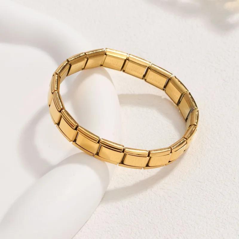 Pulsera Italiana dorada