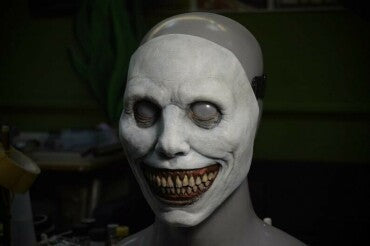 Máscara Creepy terrorífica cara sonriente - nexbuy.com.mx