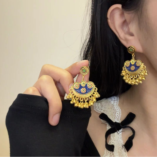 Aretes de Flor y Hojas para Mujer - nexbuy.com.mx