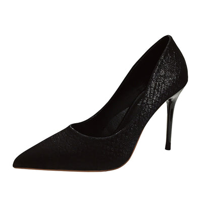 Tacón Alto Puntiagudo con Punta de Estilete – Elegancia Audaz con Estilo Femenino - nexbuy.com.mx