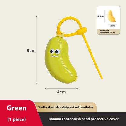 Funda Portátil para Cepillo de Dientes de Banana MX