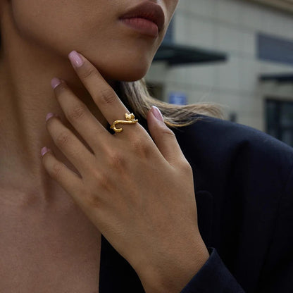 Anillo Ajustable de Gato