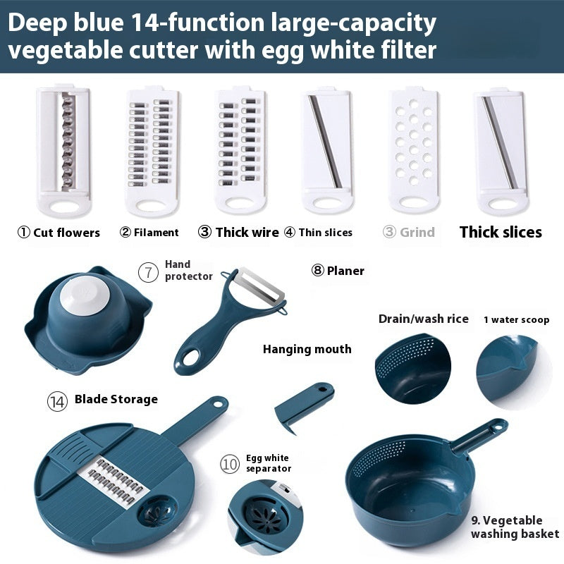 Kitchen Chopper Rebanadora de corte de papas multifuncional - nexbuy.com.mx