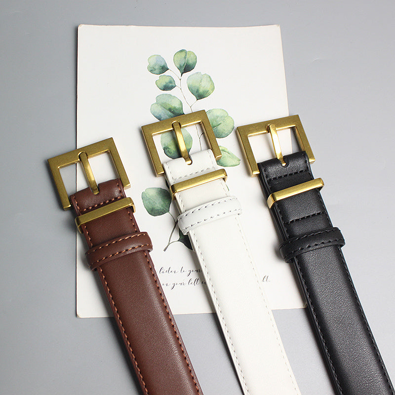Cinturón Vaquero de Piel para Mujer - Versátil y Elegante - nexbuy.com.mx