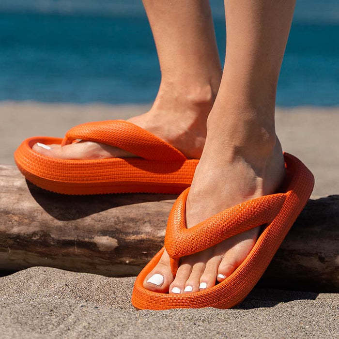 Chanclas de Playa de Suela Gruesa para Exteriores - Confort y Estilo - nexbuy.com.mx