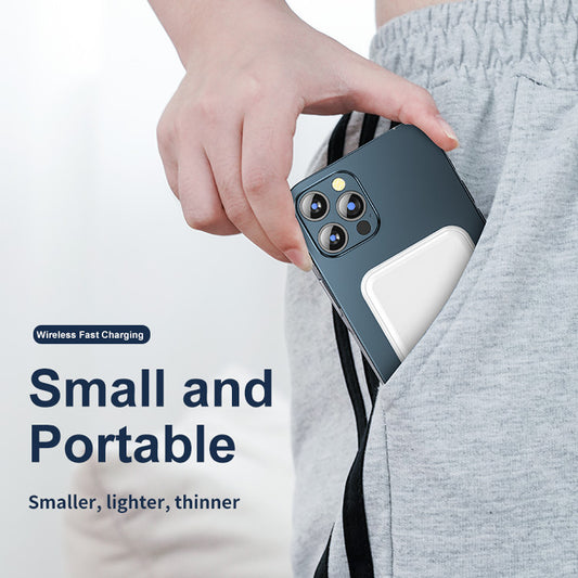 Mini Power Bank Magnético Inalámbrico 5000mAh - nexbuy.com.mx