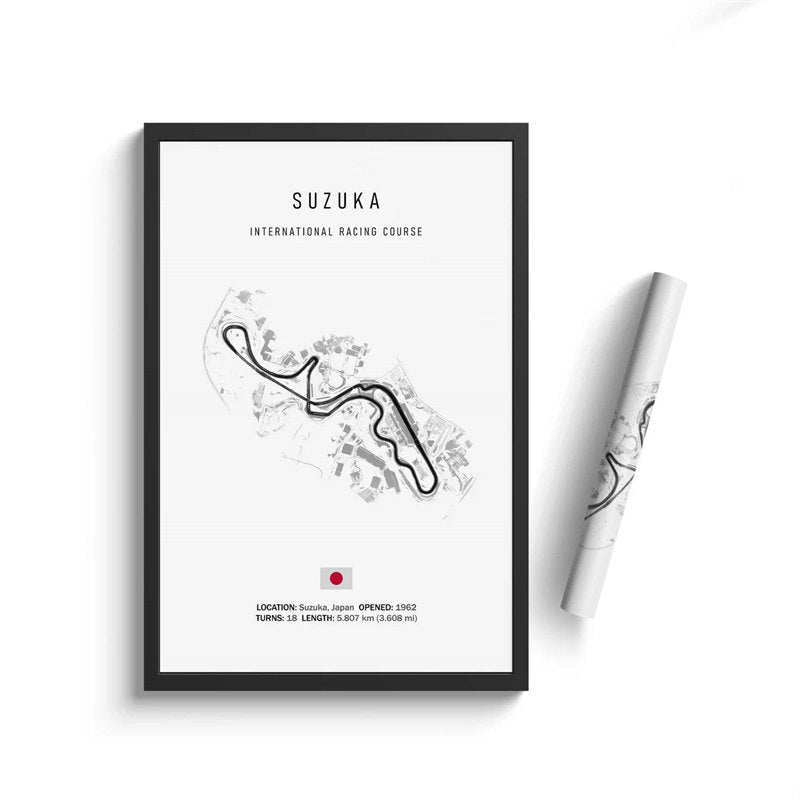 Póster en Lienzo de Circuito de Fórmula 1 – Estilo y Pasión en Cada Detalle - nexbuy.com.mx