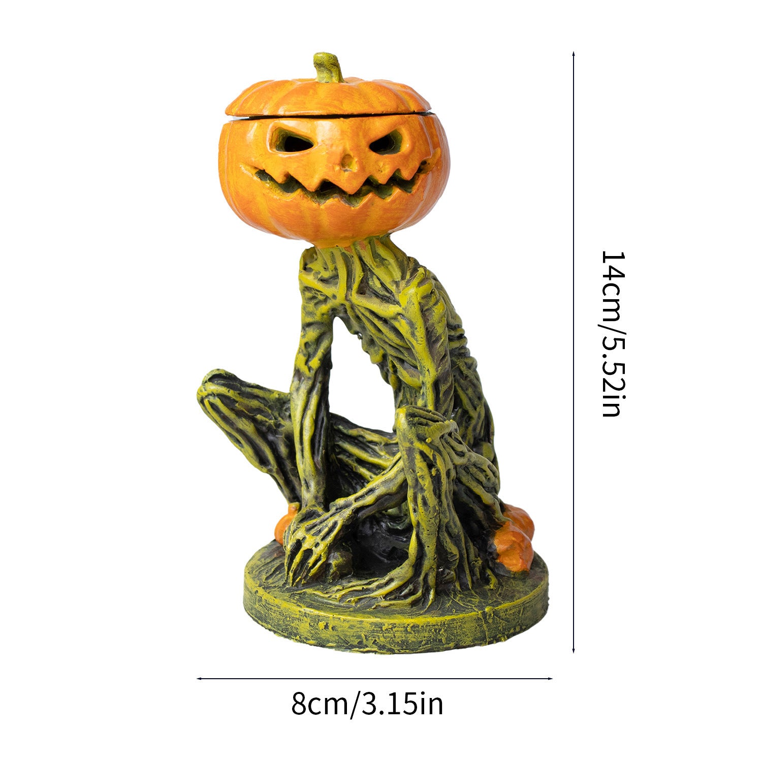 Decoraciones de resina para velas con forma de calabaza - nexbuy.com.mx