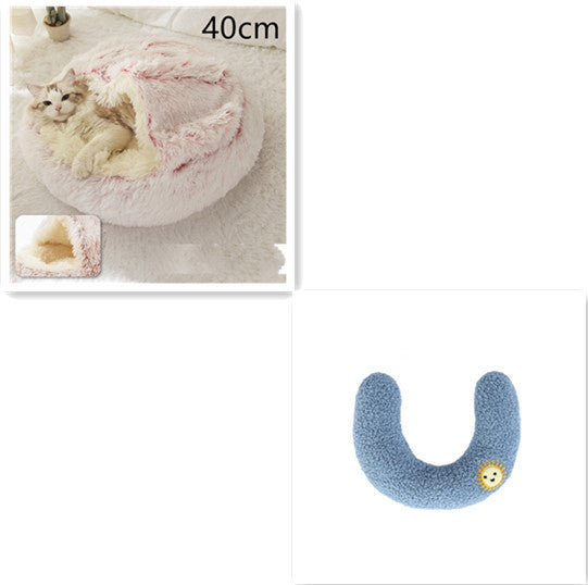 Cama Redonda 2 en 1 para Perros y Gatos - nexbuy.com.mx
