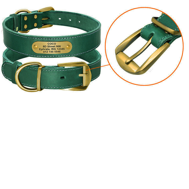 Collares personalizados con placas de identificación para perros medianos y grandes - nexbuy.com.mx