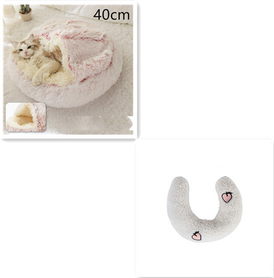 Cama Redonda 2 en 1 para Perros y Gatos - nexbuy.com.mx
