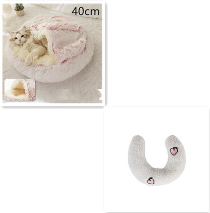 Cama Redonda 2 en 1 para Perros y Gatos - nexbuy.com.mx