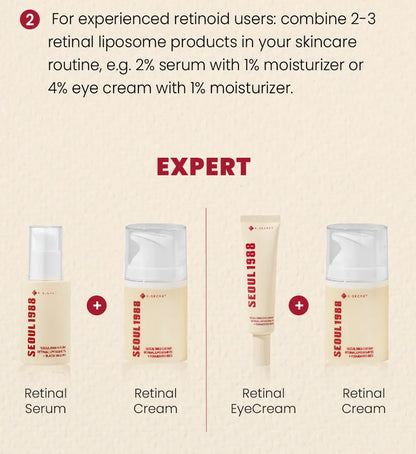 KSECRET - SEOUL 1988 Crema : Retinal Liposome 1%+Arroz Fermentado
