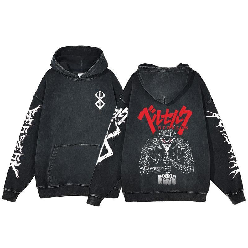 Hoodies Anime Sudadera Deslavada - nexbuy.com.mx