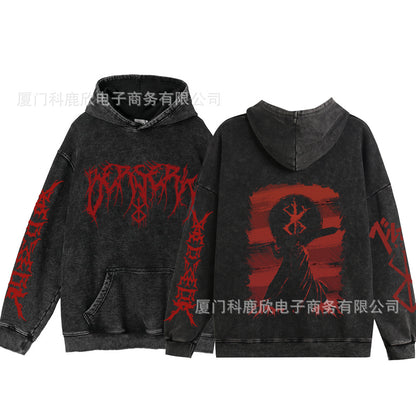 Hoodies Anime Sudadera Deslavada - nexbuy.com.mx