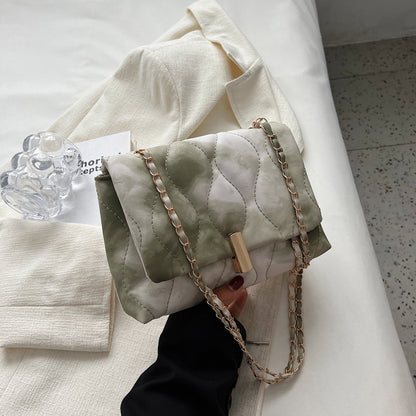 bolso pequeño deslavado para mujeres, bolso de un solo hombro bajo el brazo