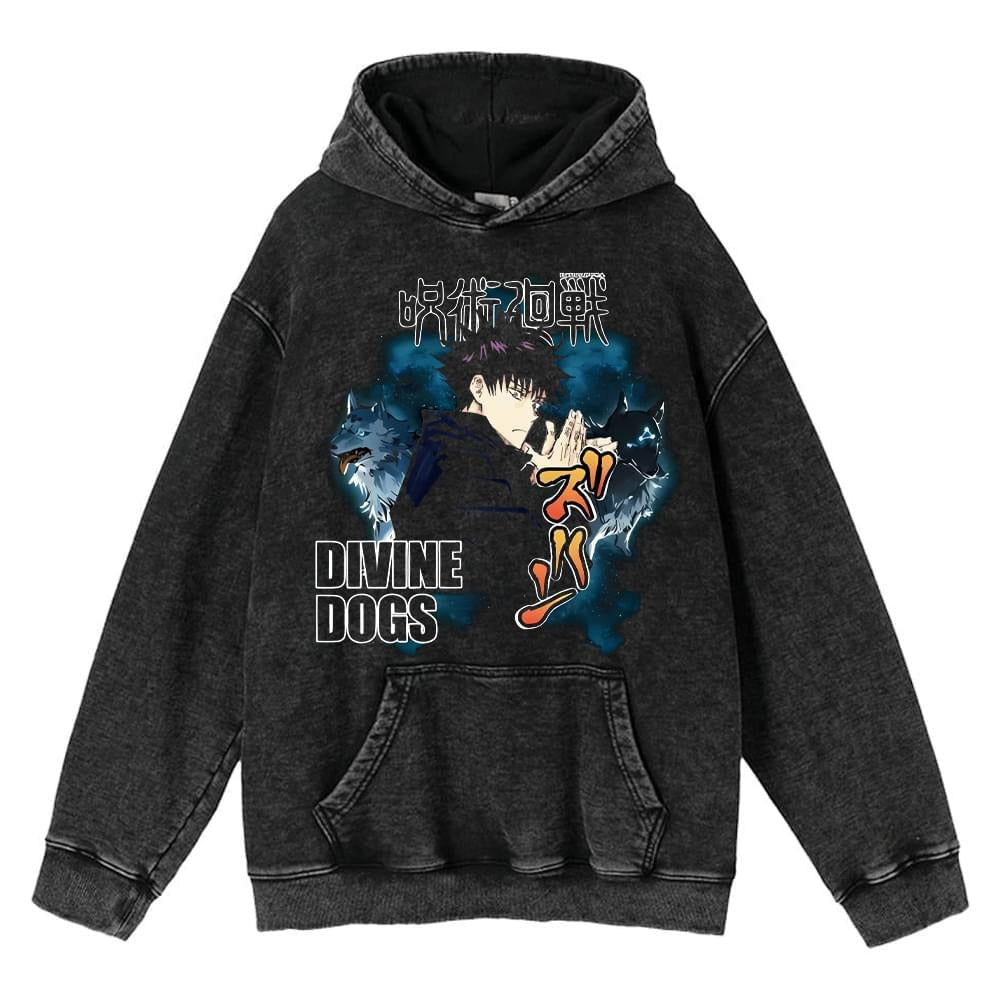 Hoodies Anime Sudadera Deslavada - nexbuy.com.mx