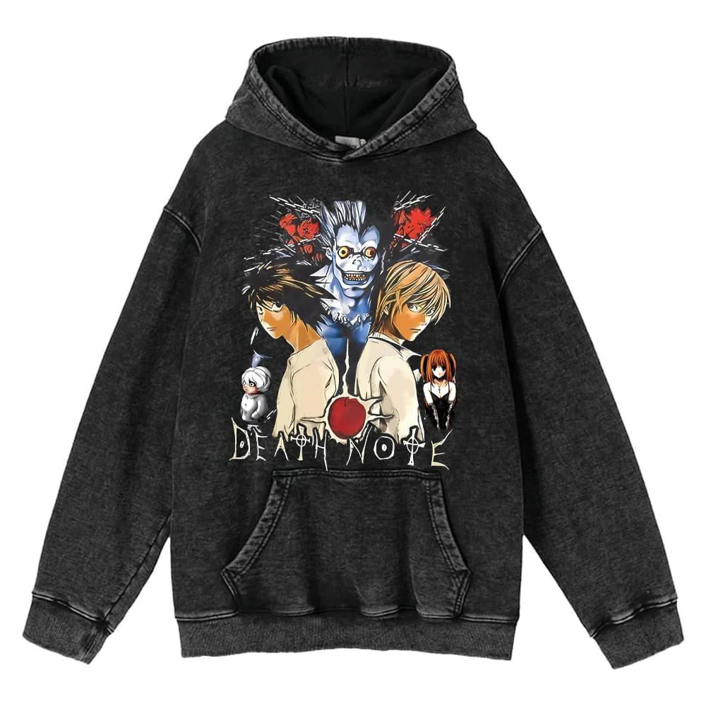 Hoodies Anime Sudadera Deslavada - nexbuy.com.mx