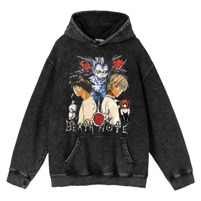 Hoodies Anime Sudadera Deslavada - nexbuy.com.mx