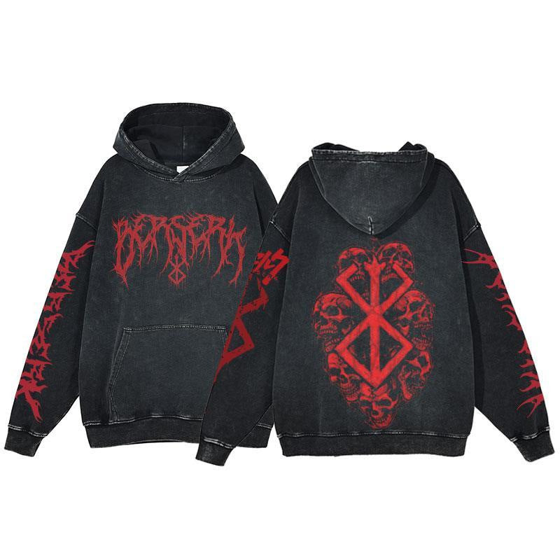 Hoodies Anime Sudadera Deslavada - nexbuy.com.mx