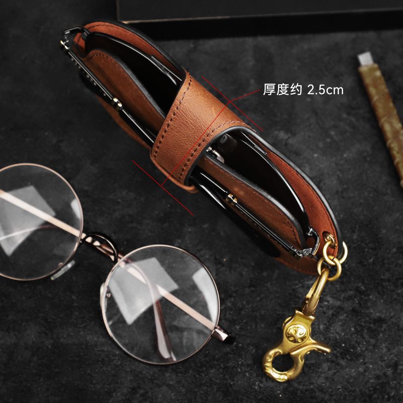 Funda de Lentes Hecha a Mano en Imitación Cuero - nexbuy.com.mx