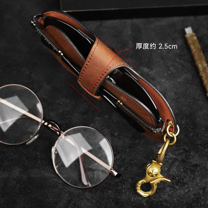 Funda de Lentes Hecha a Mano en Imitación Cuero - nexbuy.com.mx