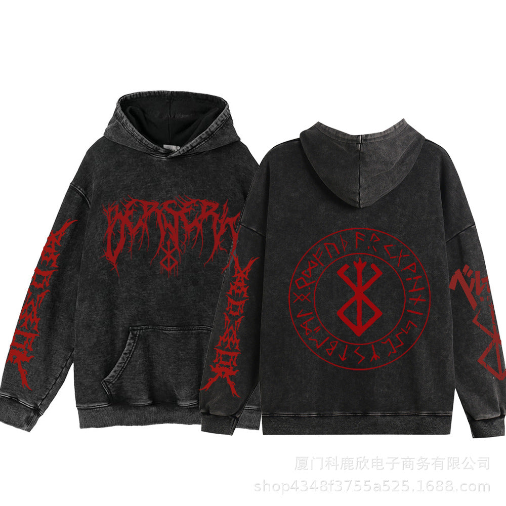 Hoodies Anime Sudadera Deslavada - nexbuy.com.mx