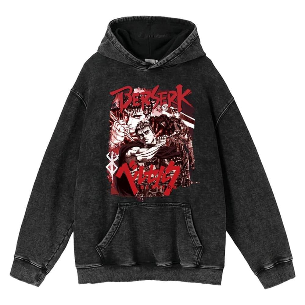 Hoodies Anime Sudadera Deslavada - nexbuy.com.mx