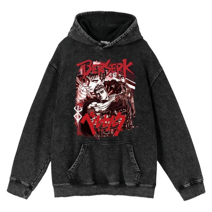 Hoodies Anime Sudadera Deslavada - nexbuy.com.mx