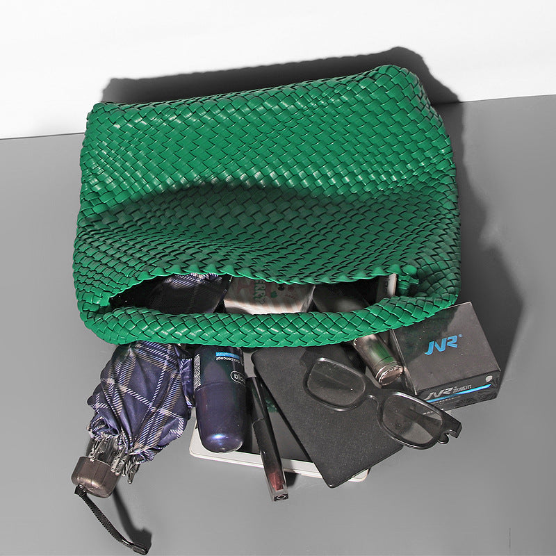 Bolso de Mujer Grande Tipo Cubo Tejido - nexbuy.com.mx