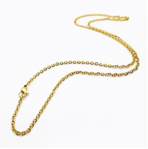 Dijes y Cadena de chapa de oro - nexbuy.com.mx