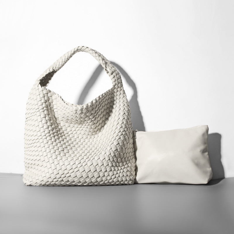 Bolso de Mujer Grande Tipo Cubo Tejido - nexbuy.com.mx