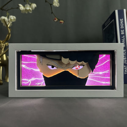 Anime en papel tallado, lámpara de Naruto, adornos de escritorio, lámpara Sasuke - nexbuy.com.mx