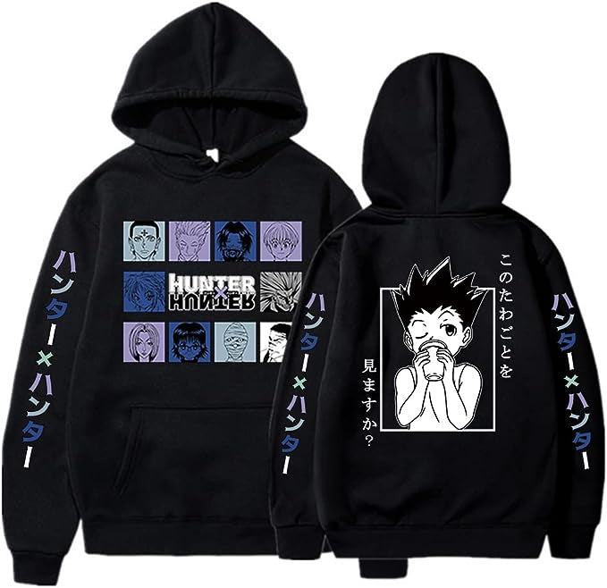 Hoodie Sudadera con Capucha de Anime para Pareja - nexbuy.com.mx