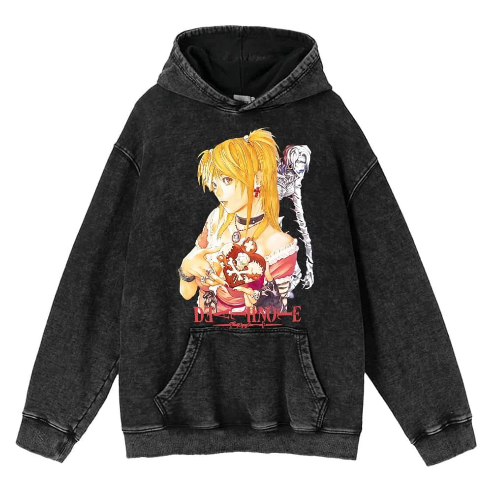 Hoodies Anime Sudadera Deslavada - nexbuy.com.mx