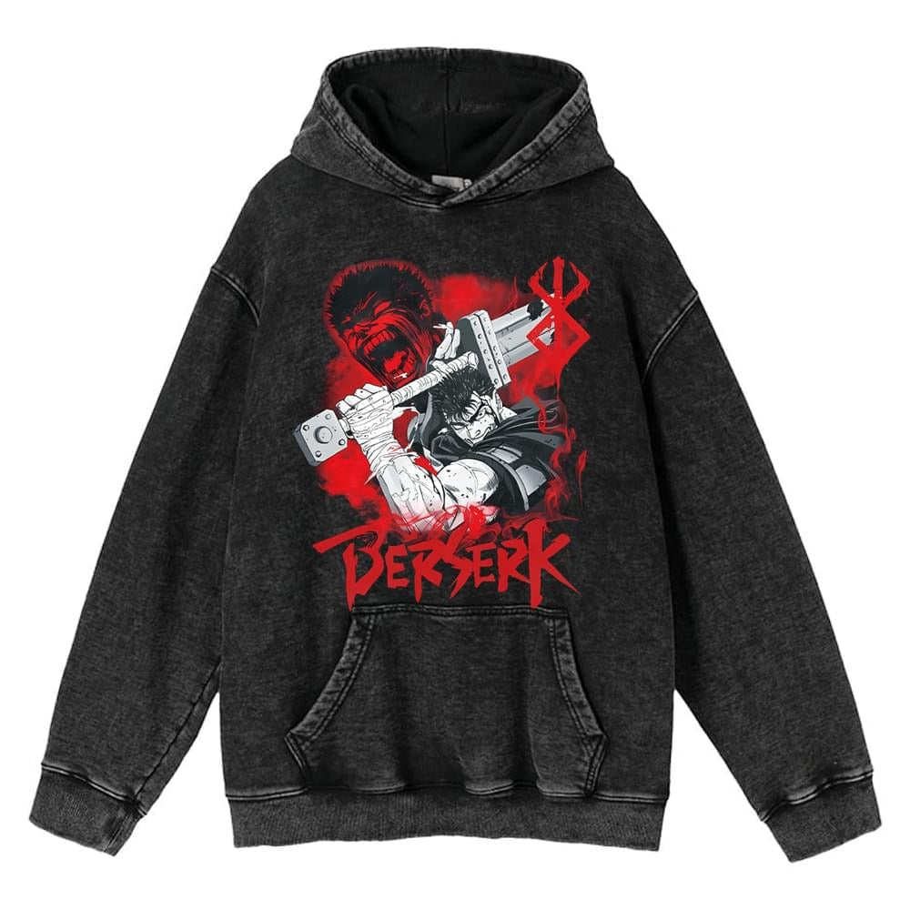 Hoodies Anime Sudadera Deslavada - nexbuy.com.mx
