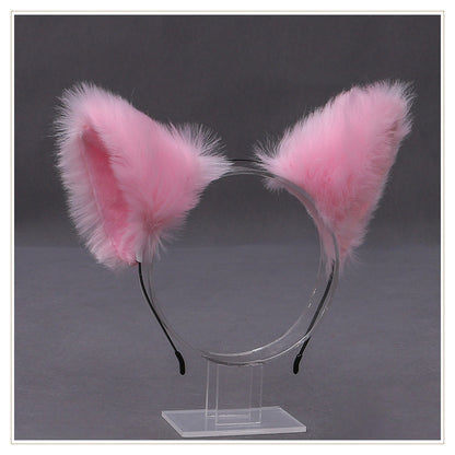 orejas de zorro, diadema para el cabello varios colores - nexbuy.com.mx