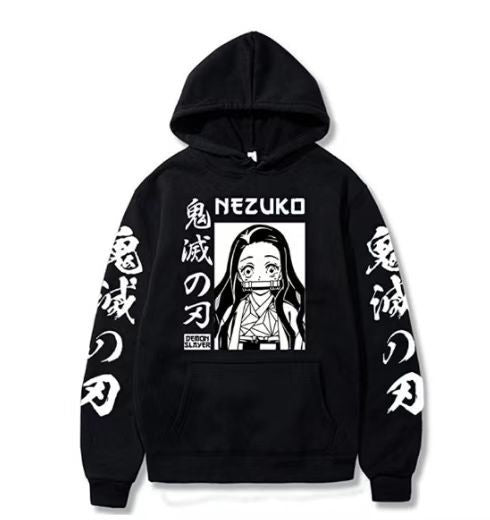 Hoodie Sudadera con Capucha de Anime para Pareja - nexbuy.com.mx