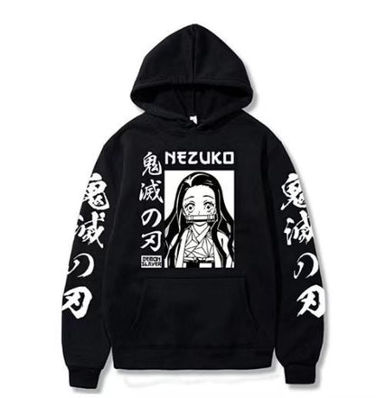 Hoodie Sudadera con Capucha de Anime para Pareja - nexbuy.com.mx