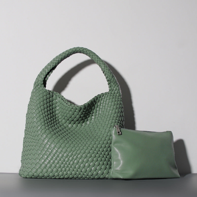Bolso de Mujer Grande Tipo Cubo Tejido - nexbuy.com.mx