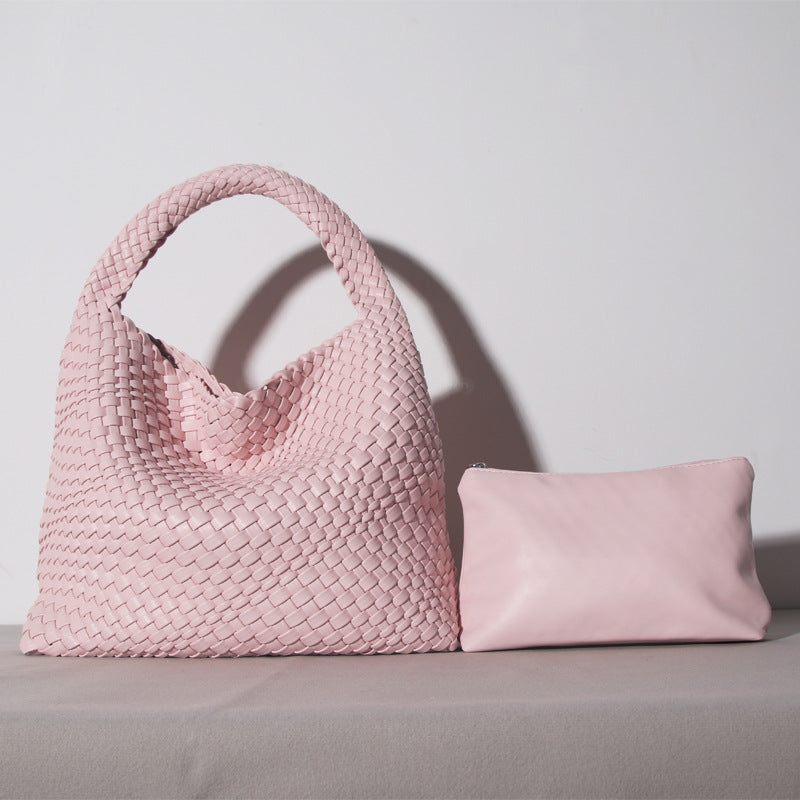 Bolso de Mujer Grande Tipo Cubo Tejido - nexbuy.com.mx