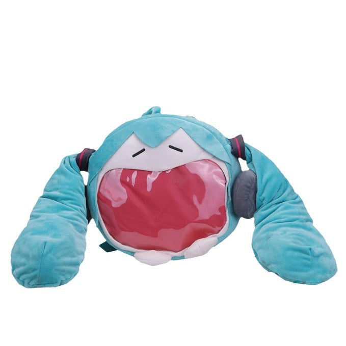 Mochila divertida de felpa Hatsune japonés Miku - nexbuy.com.mx