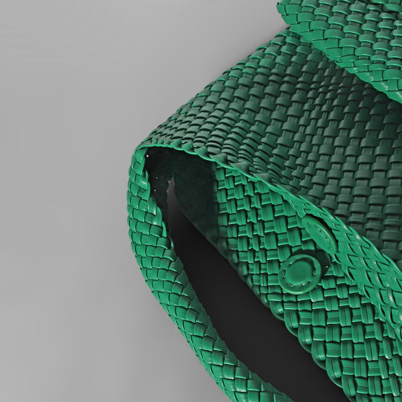 Bolso de Mujer Grande Tipo Cubo Tejido - nexbuy.com.mx