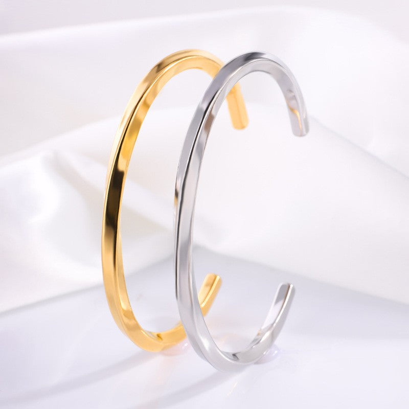 Pulsera Mobius plateada para mujer - nexbuy.com.mx
