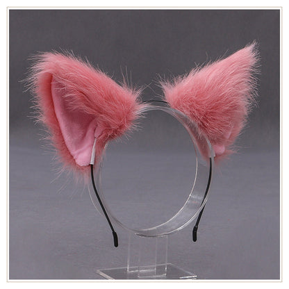 orejas de zorro, diadema para el cabello varios colores - nexbuy.com.mx