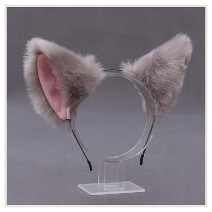 orejas de zorro, diadema para el cabello varios colores - nexbuy.com.mx