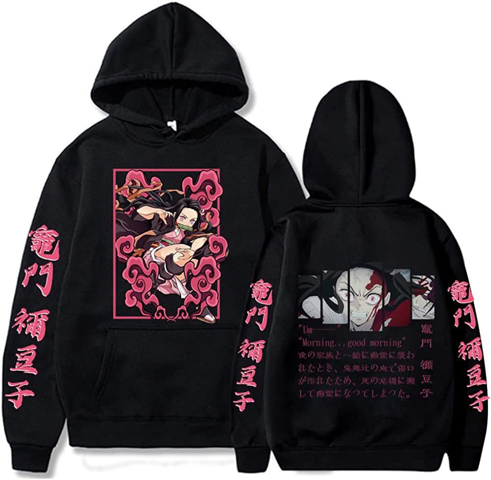 Hoodie Sudadera con Capucha de Anime para Pareja - nexbuy.com.mx