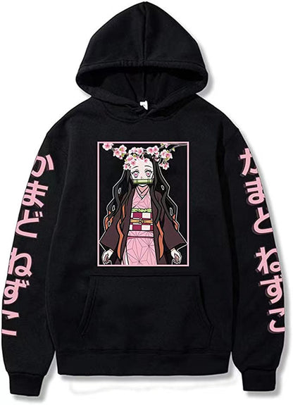 Hoodie Sudadera con Capucha de Anime para Pareja - nexbuy.com.mx