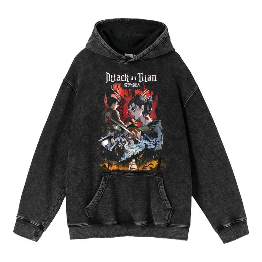 Hoodies Anime Sudadera Deslavada - nexbuy.com.mx