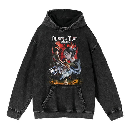 Hoodies Anime Sudadera Deslavada - nexbuy.com.mx
